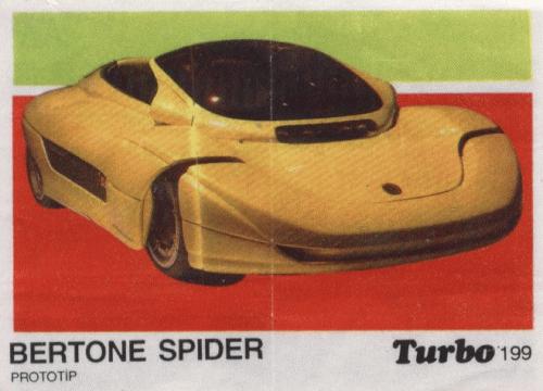 Turbo № 199: Bertone Spider Prototip