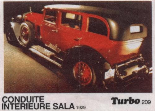 Turbo № 209: Conduite Interieure Sala