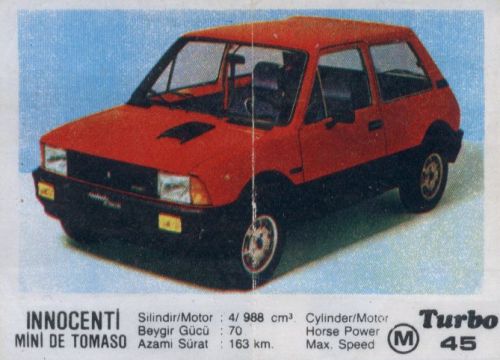 Turbo № 045: Innocenti mini de tomaso