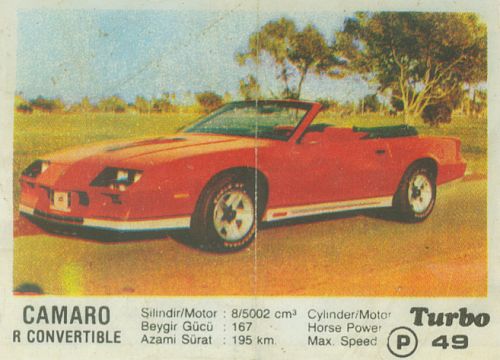 Turbo № 049: Camaro R Convertible