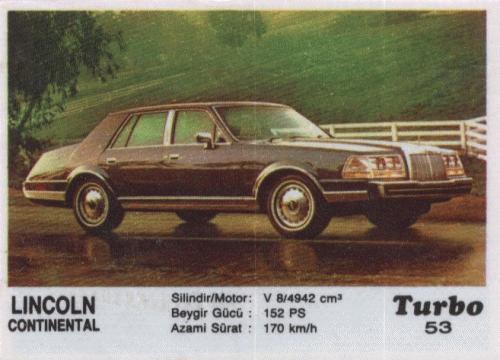 Turbo № 053: Lincoln Continental