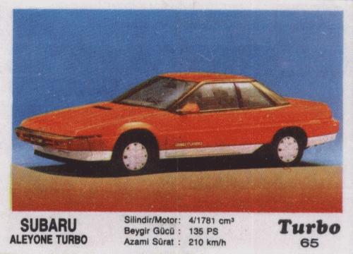 Turbo № 065: Subaru Aleyone Turbo