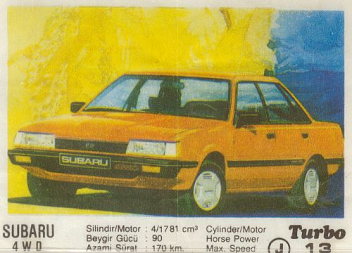 Turbo № 013: Subaru 4WD