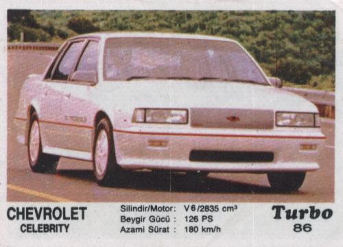 Turbo № 086: Chevrolet Celebrity