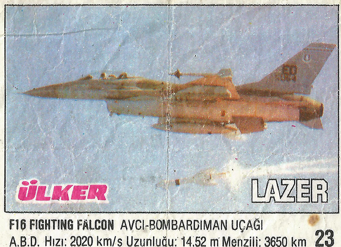 Lazer № 23: F16 Fighting Falcon