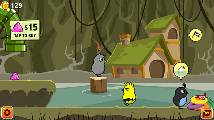 Скрин из игры Duck Life 4